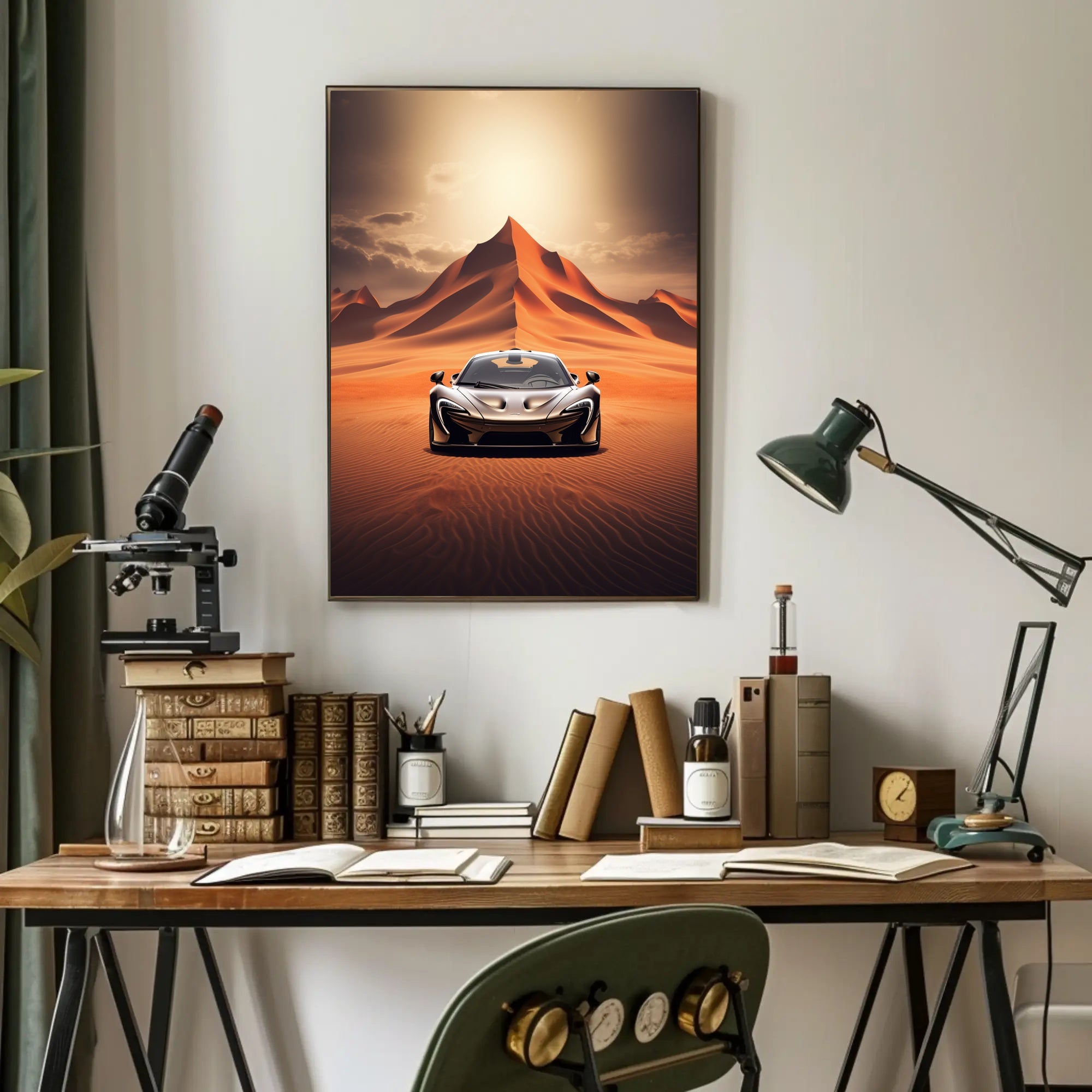 Speed in the Sands Poster PosterGoat