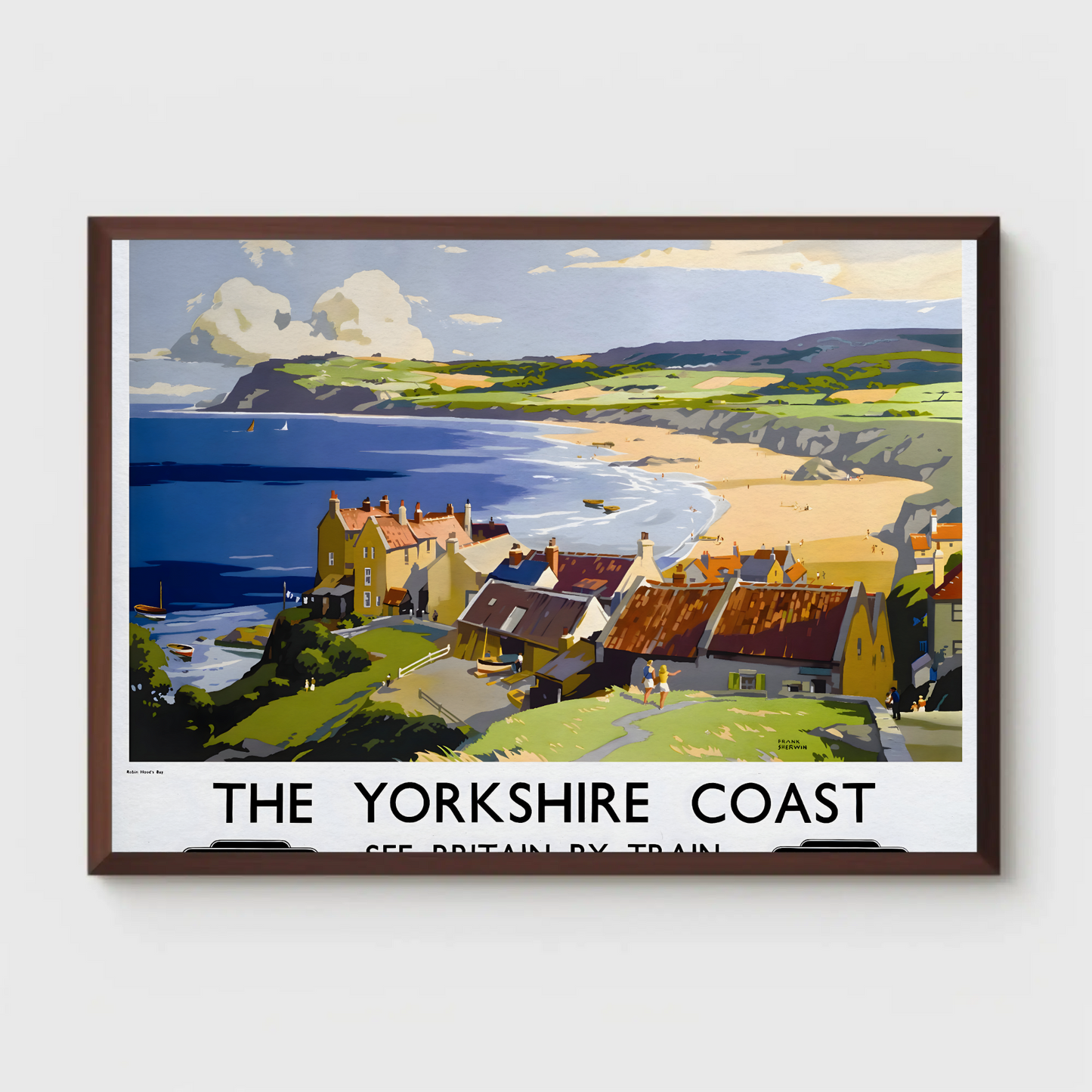 The Yorkshire Coast - See Britain by Train Poster