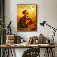 Saint Philip Neri The Apostle of Joy Poster PosterGoat