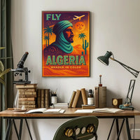 Algeria Desert Adventure Vintage Travel Poster PosterGoat