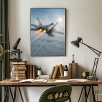 Lockheed Martin F-22 Raptor Military Jet Fighter Poster