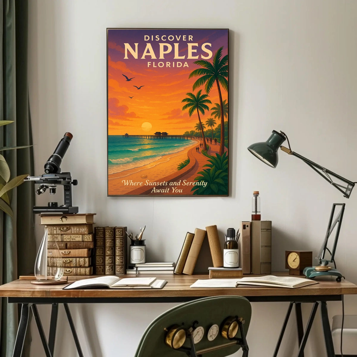 Discover Naples, Florida Poster