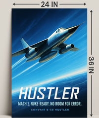 Convair B-58 Hustler Mach 2 Nuke-Ready Poster PosterGoat
