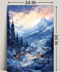Winter Wonderland Village Poster