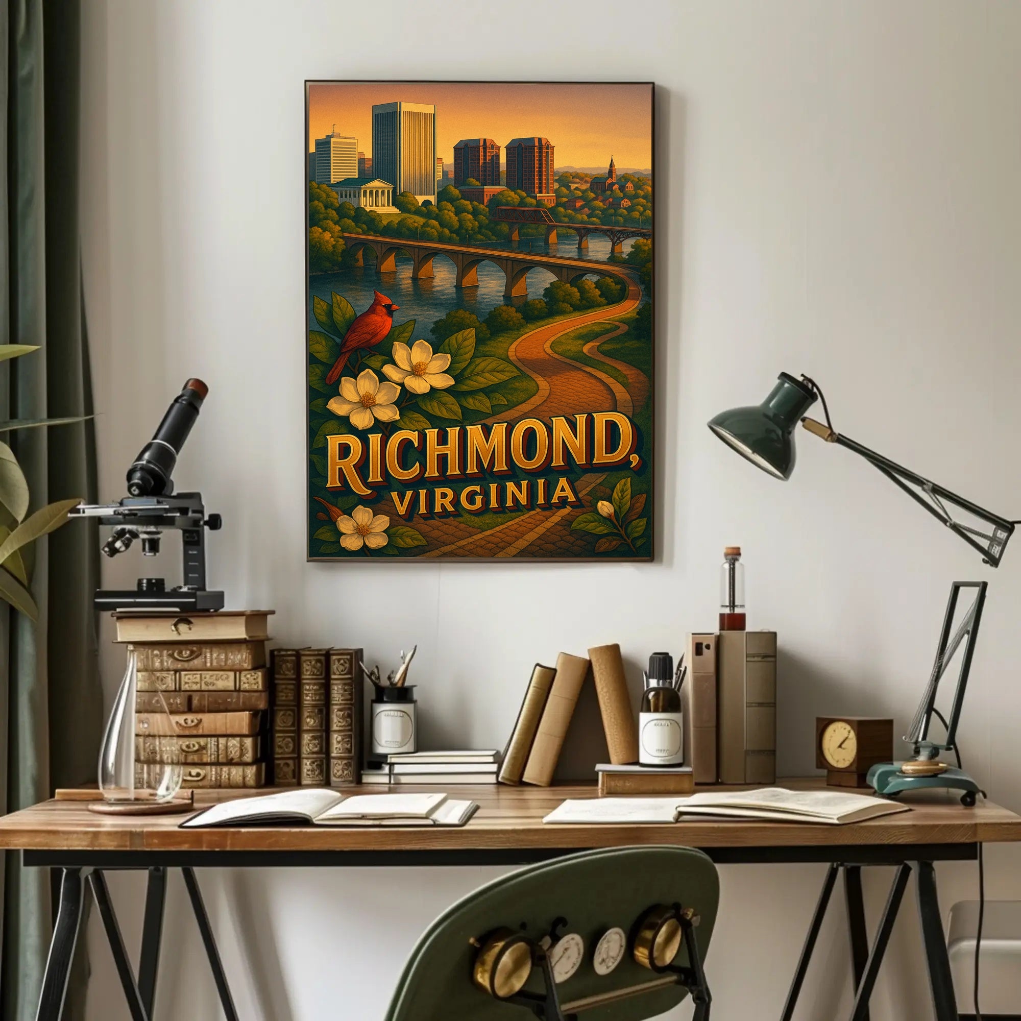 Richmond, Virginia Scenic Poster