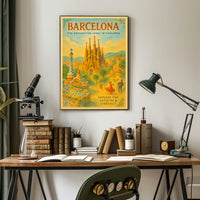 Barcelona The Enchanting Jewel of Catalonia Poster