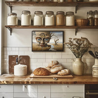 Tree-Face Surreal Landscape Fantasy or Mythology Poster