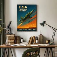 F-5A Freedom Fighter Poster PosterGoat