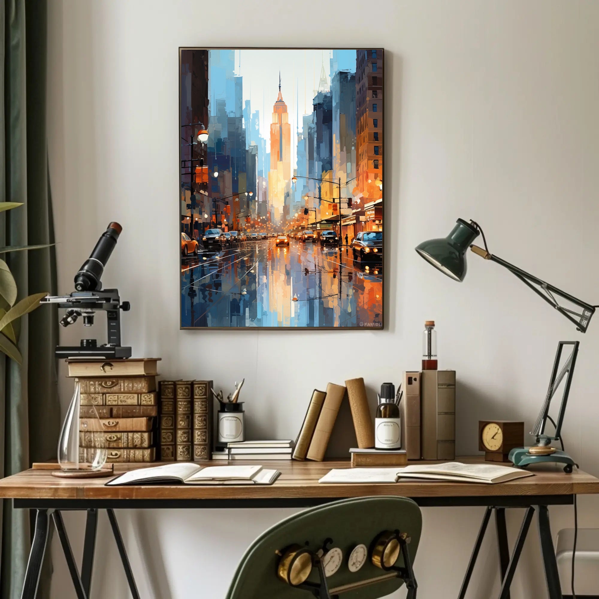 Urban Reflections Poster PosterGoat