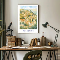 Palestinian Village Scenic Art: Cultural or Heritage Poster PosterGoat