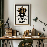 No Kings Day Anti-Monarchy Political or Propaganda Poster