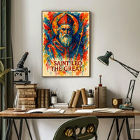 Saint Leo Great Sacred Heritage Poster