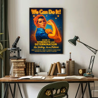 Icon of Strength and Determination Poster