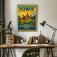 Discover Iowa Fields of Opportunities Poster