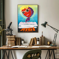 Rigi Switzerland Winter Adventure Retro Travel Poster PosterGoat