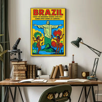 Brazil Carnival Celebration Poster PosterGoat