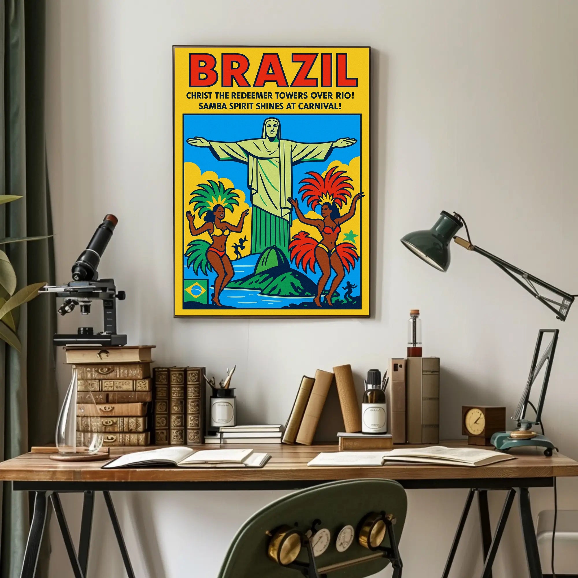 Brazil Carnival Celebration Poster PosterGoat