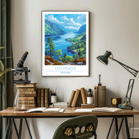 Scenic Loch Ness Poster
