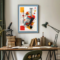 Abstract Geometric Design Abstract Poster