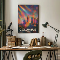 Columbus Ohio Captivating Minimalist Poster