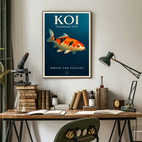 Koi Ornamental Fish Poster PosterGoat
