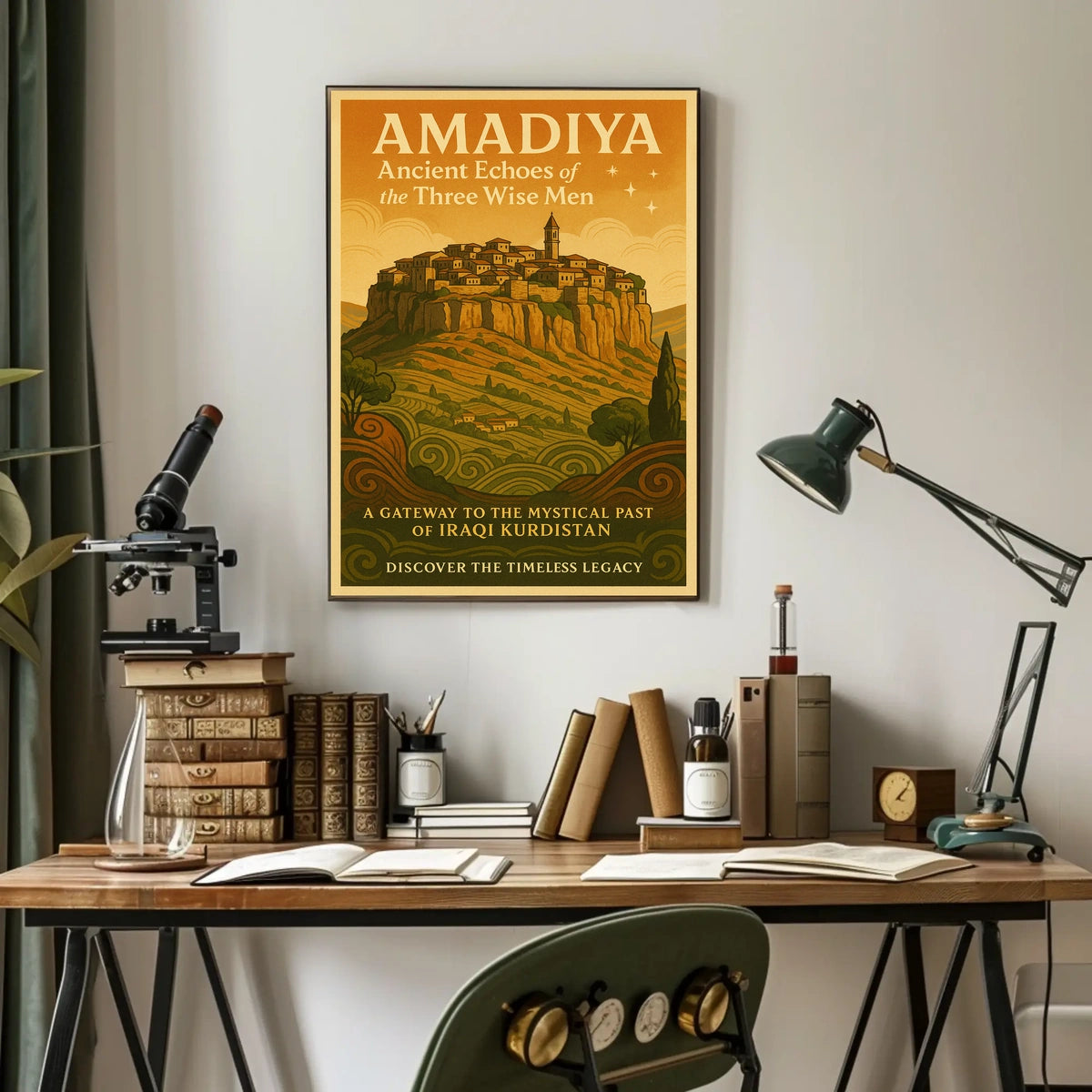 Amadiya Ancient Echoes of the Three Wise Men Poster