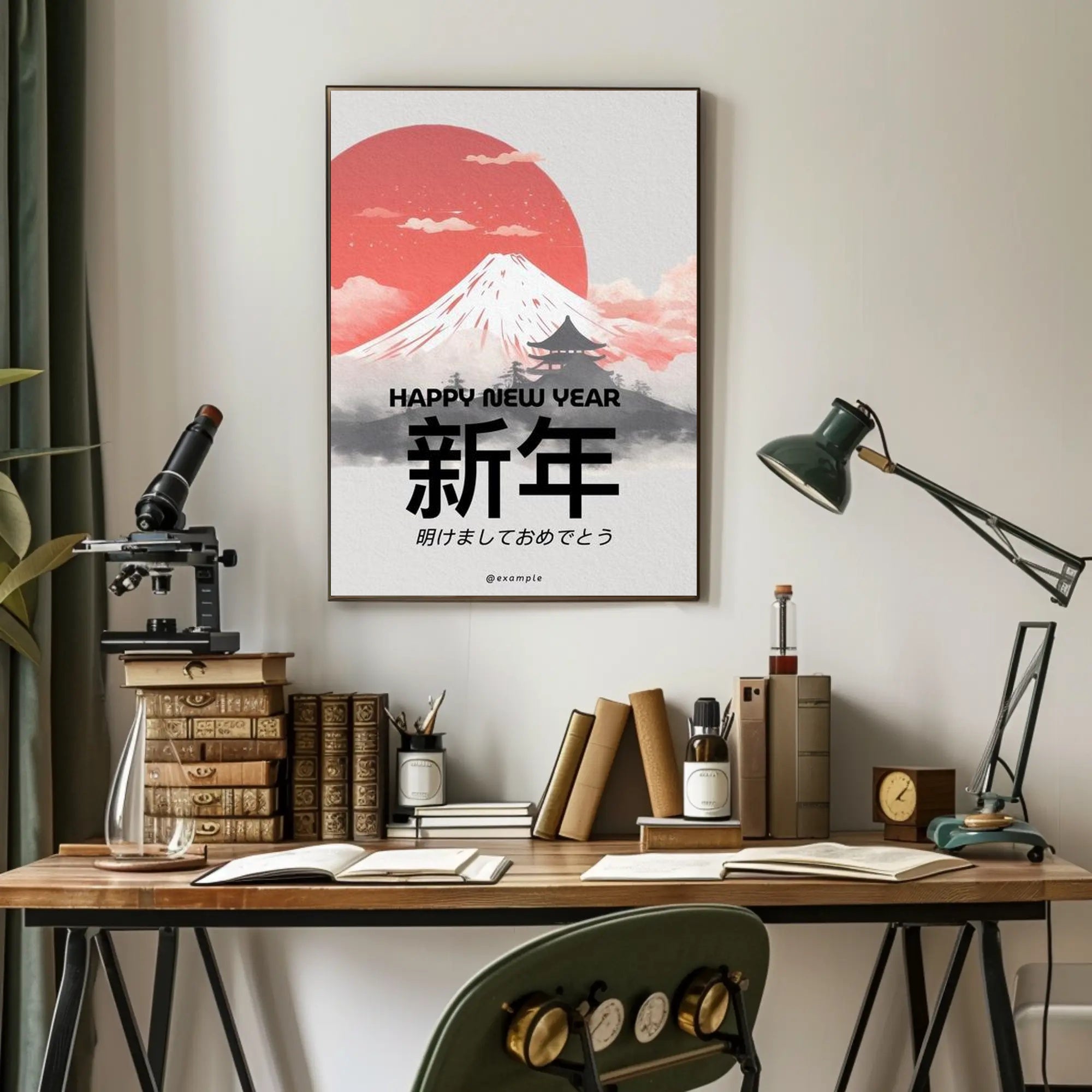 Japanese New Year Celebration Poster PosterGoat