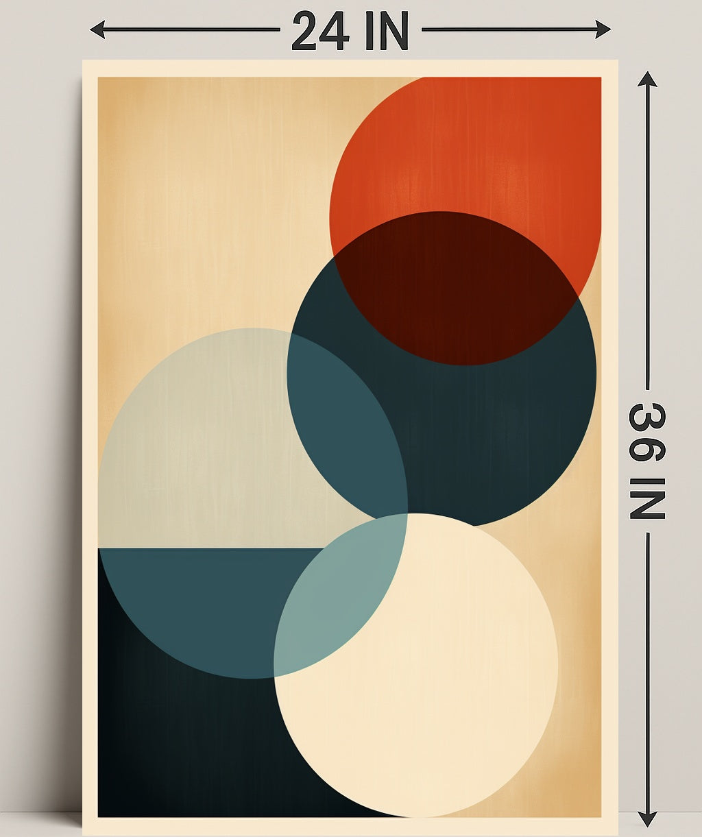 Abstract Geometric Harmony Abstract Poster