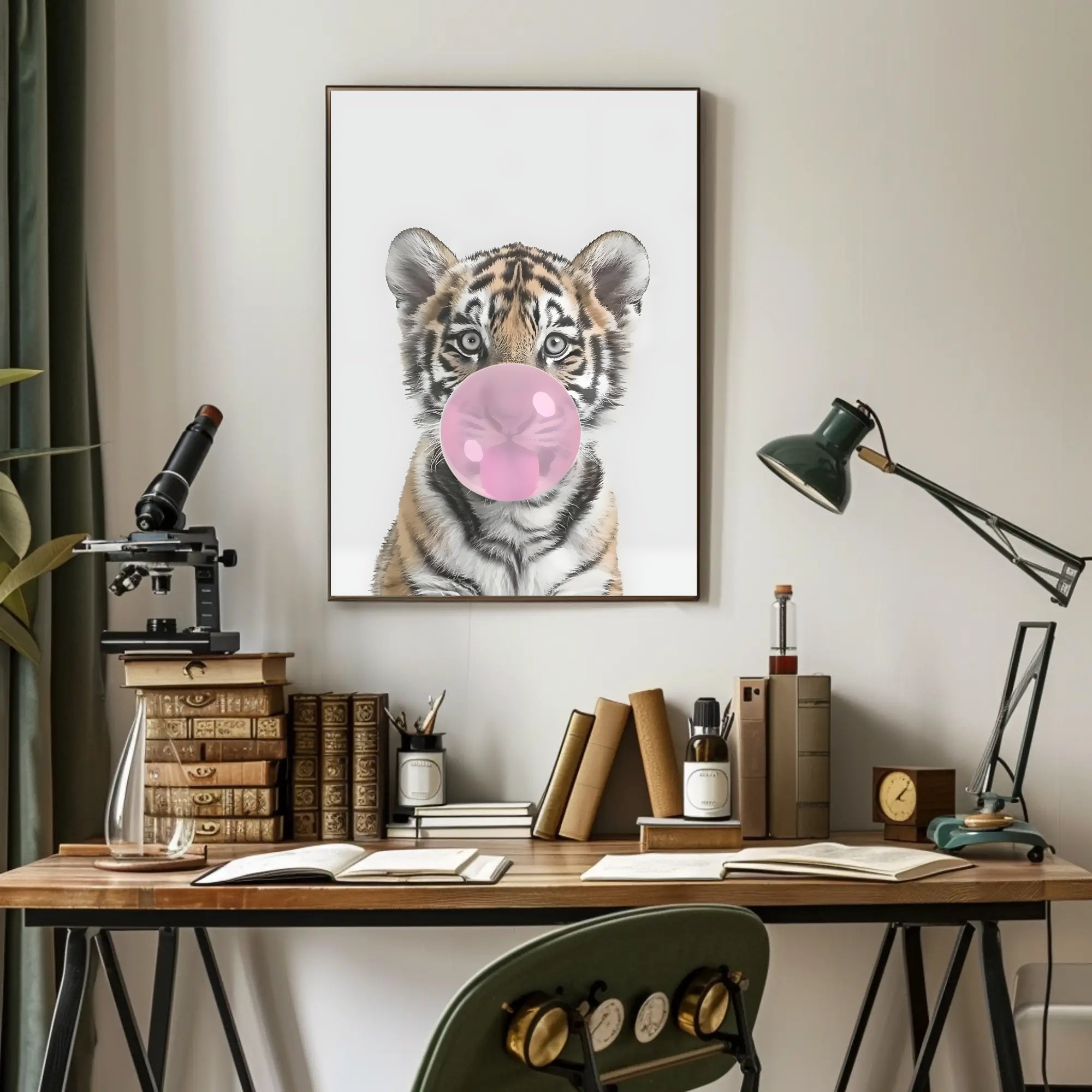 Bubblegum Tiger Poster