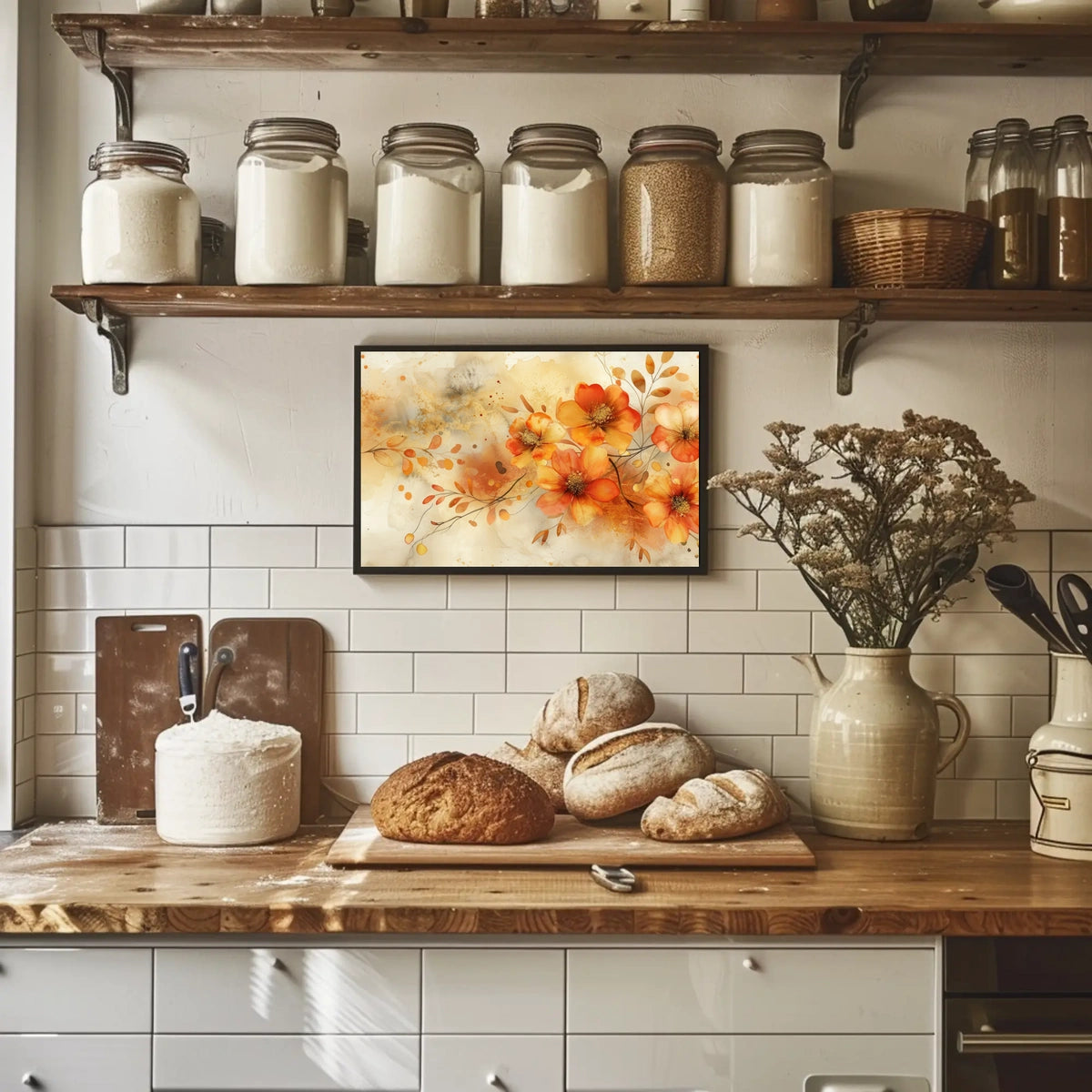 Autumn Blossom Artistry Poster