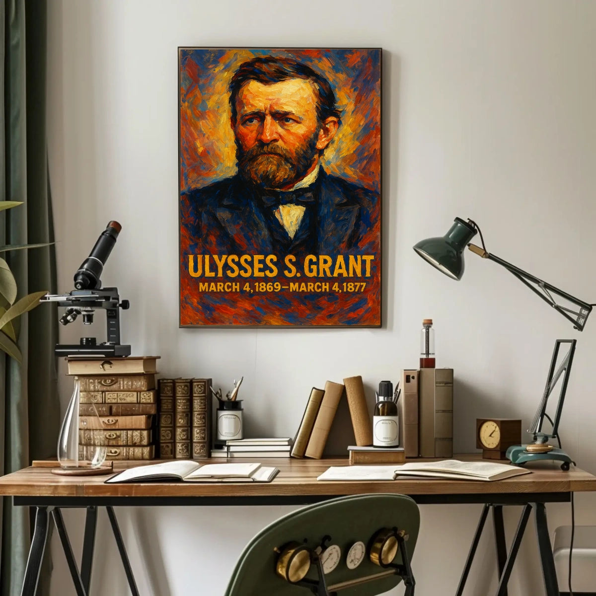 Ulysses S. Grant Presidential Tenure Poster