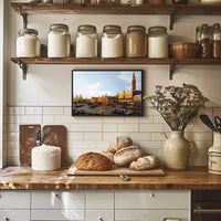 Venetian Celebration of Gondolas and Architecture Travel Poster