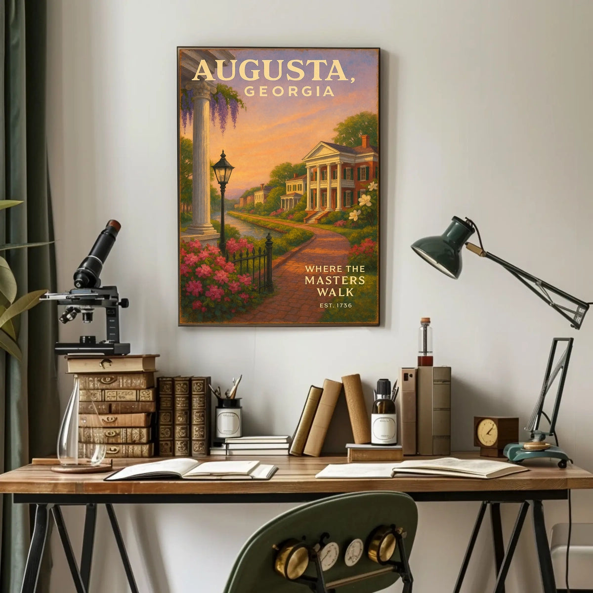 Augusta, Georgia Where the Masters Walk Poster