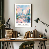 Vibrant New Orleans Poster PosterGoat
