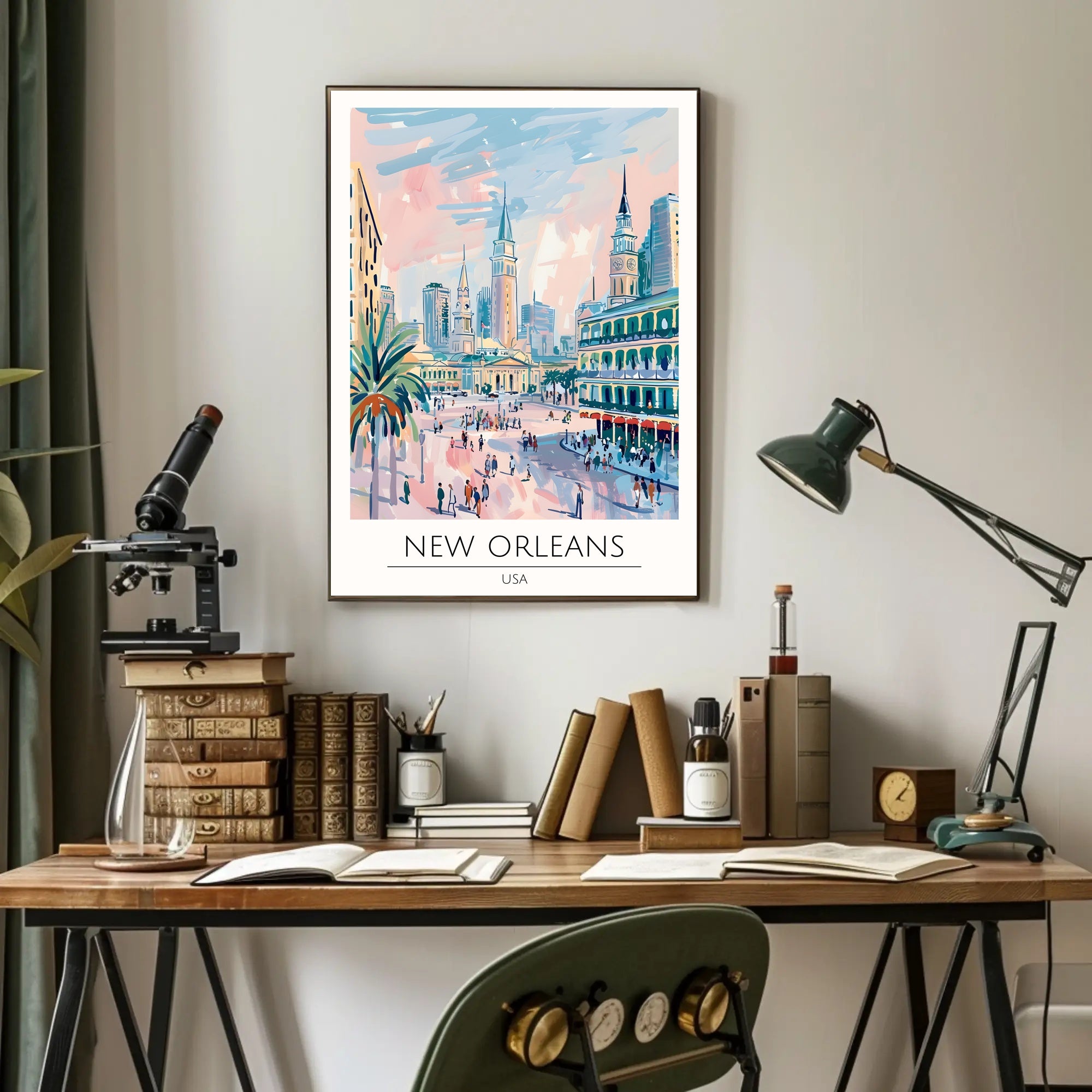 Vibrant New Orleans Poster PosterGoat