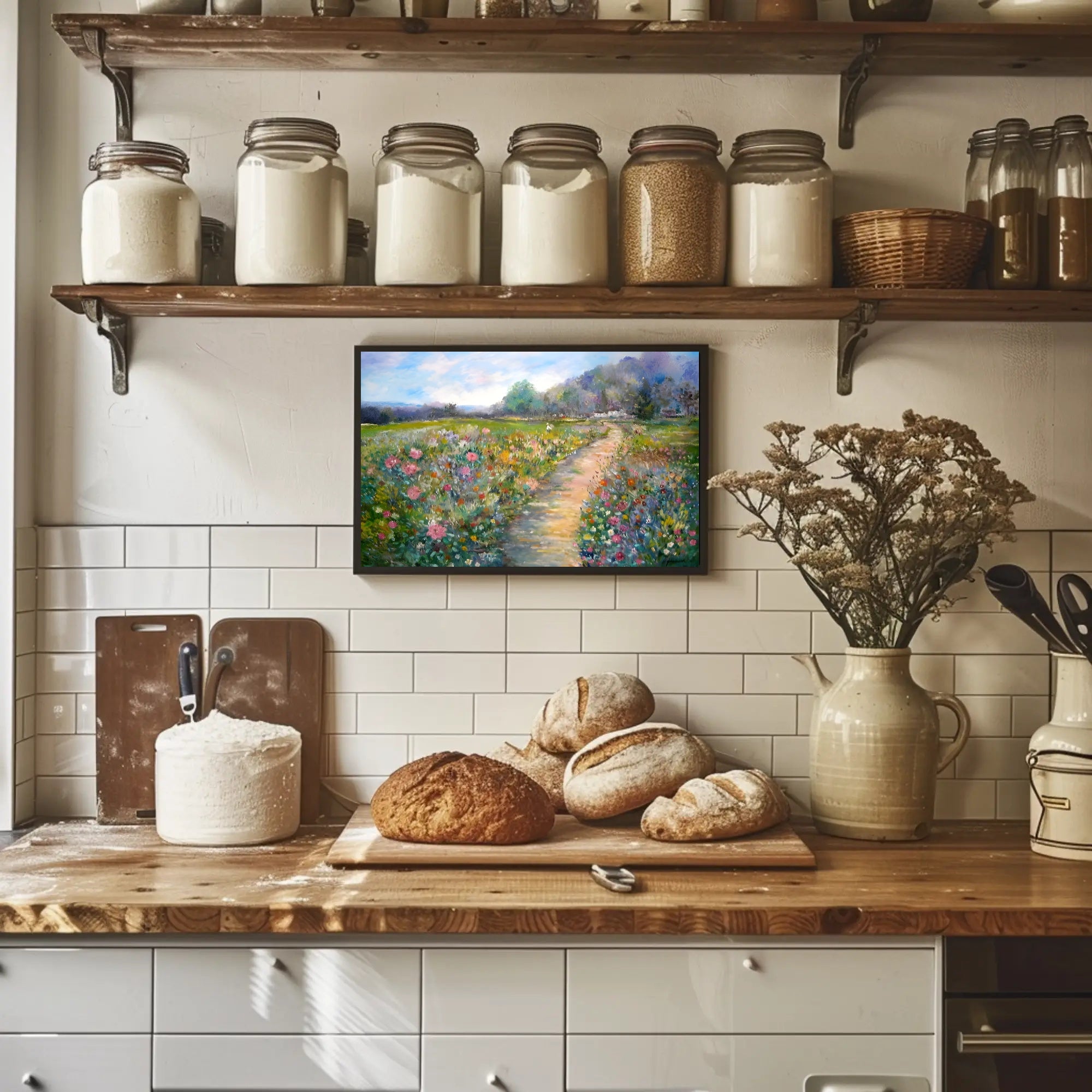 Serene Garden Pathway Poster