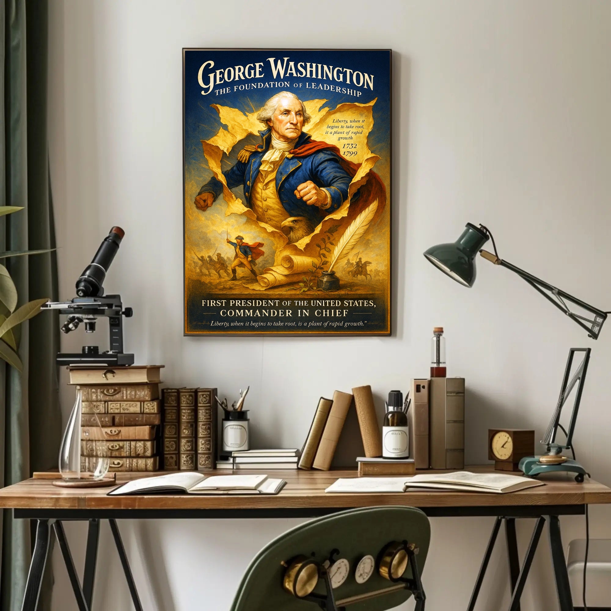 George Washington 1st President Poster PosterGoat