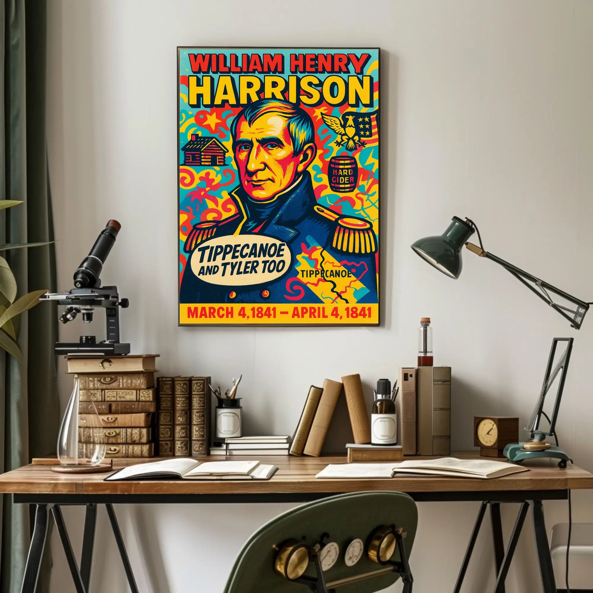 William Henry Harrison 9th President Poster PosterGoat