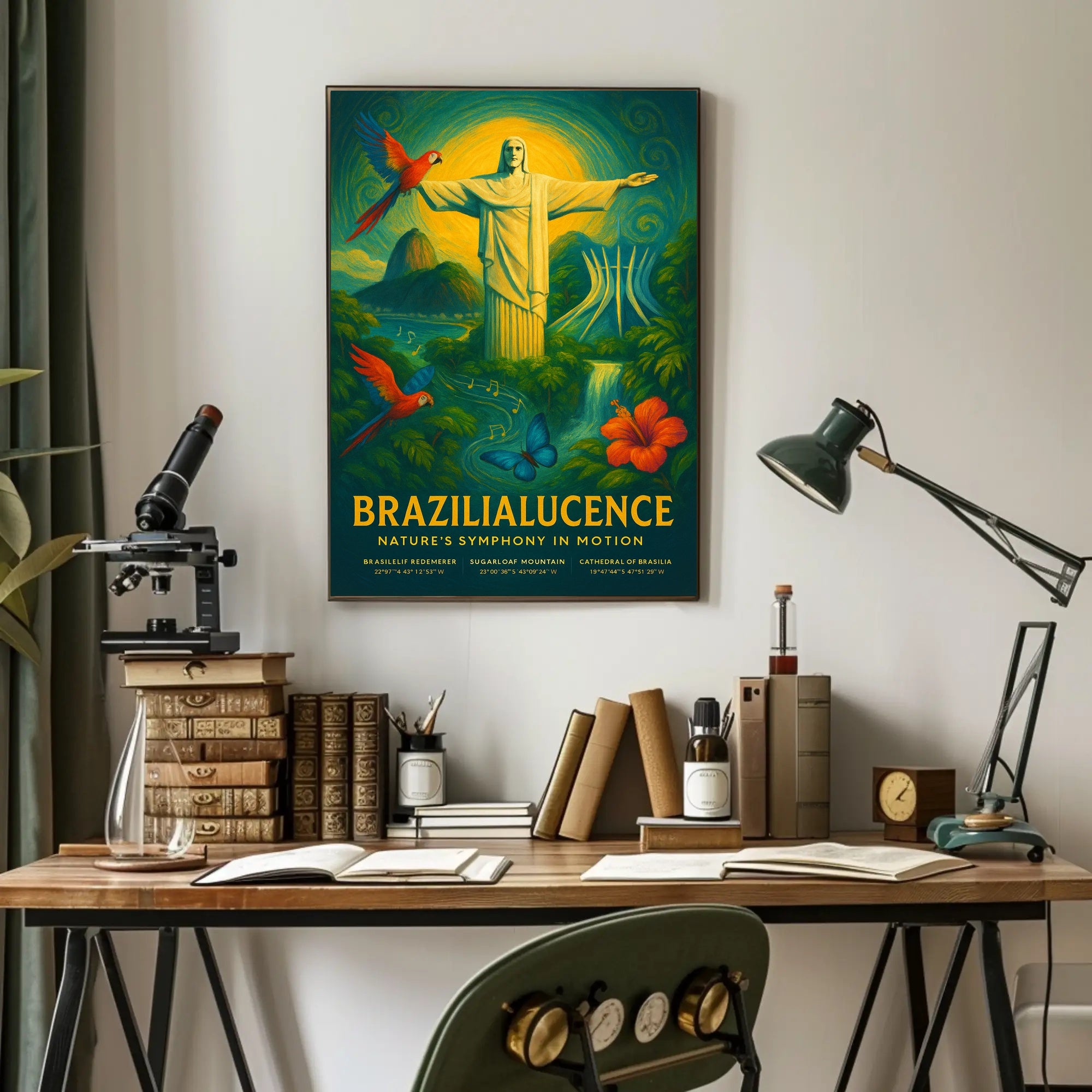 Brazilialucence NatureS Symphony In Poster