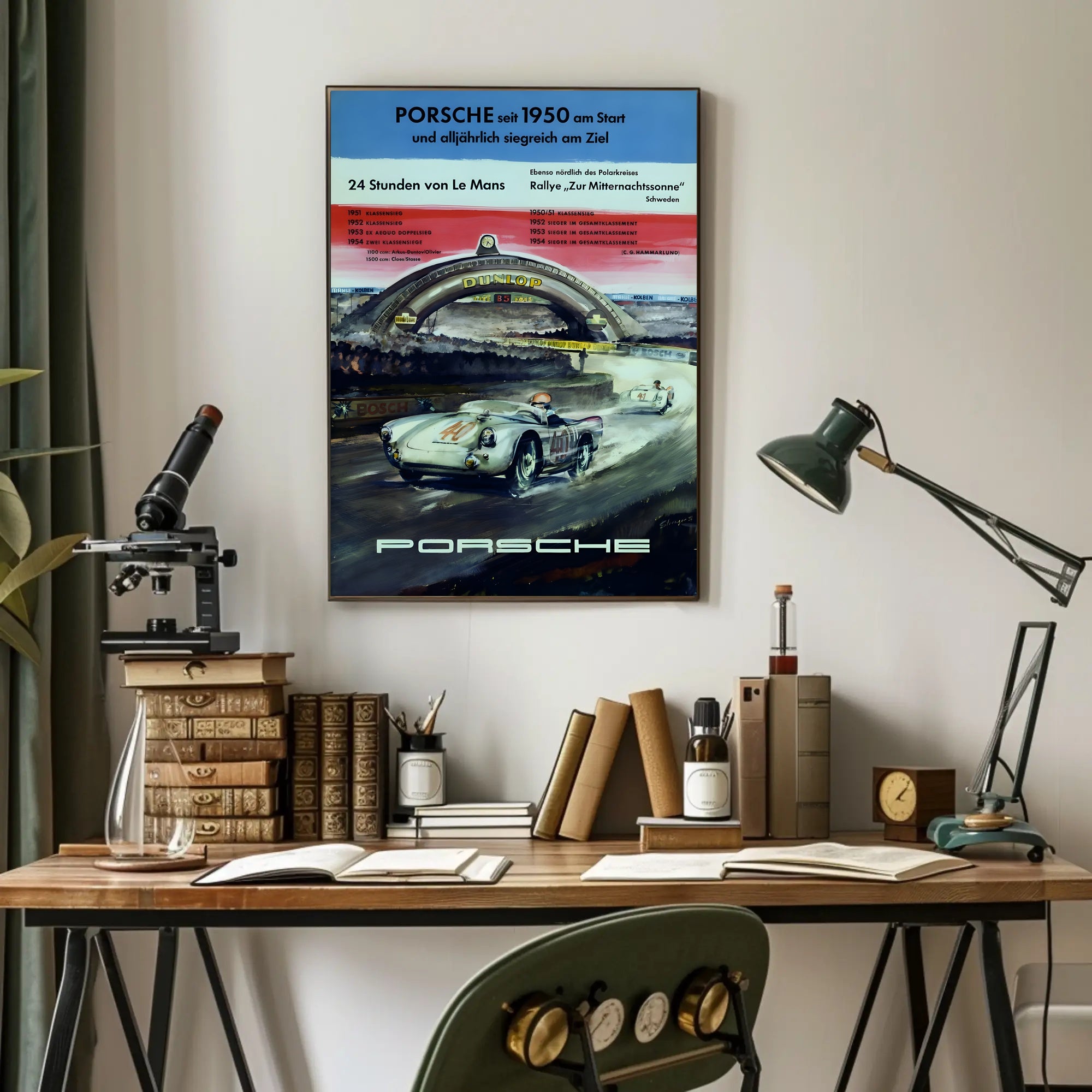 Porsche Racing Achievements Poster