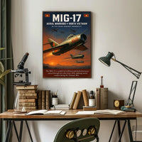 MiG-17 Aerial Warriors of North Vietnam Poster