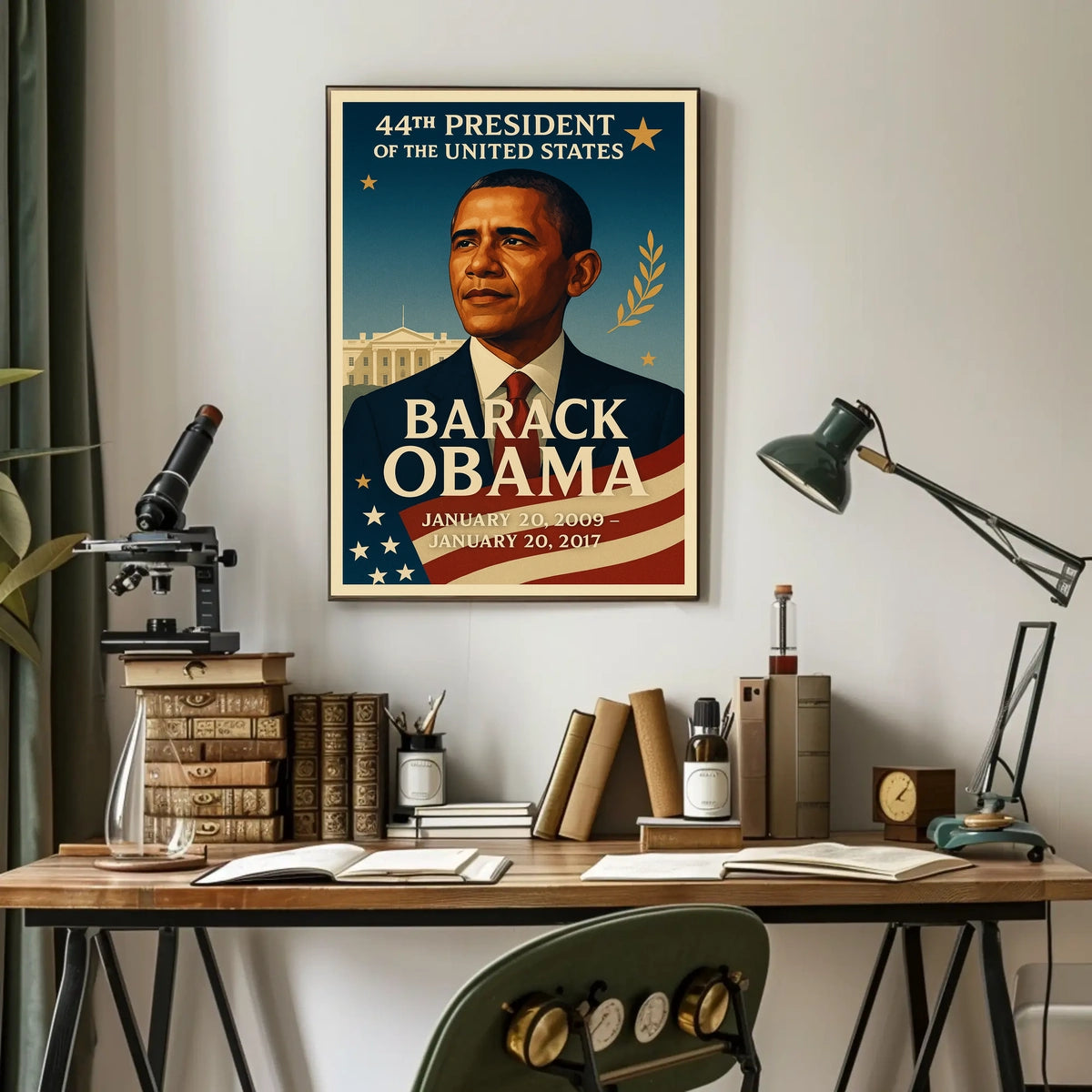 Obama Presidency Inspirational Leadership Historical or Presidential Poster