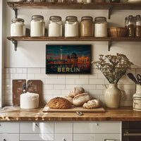 Berlin Skyline Art Poster