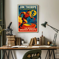 Jim Thorpe All-American Athlete Poster