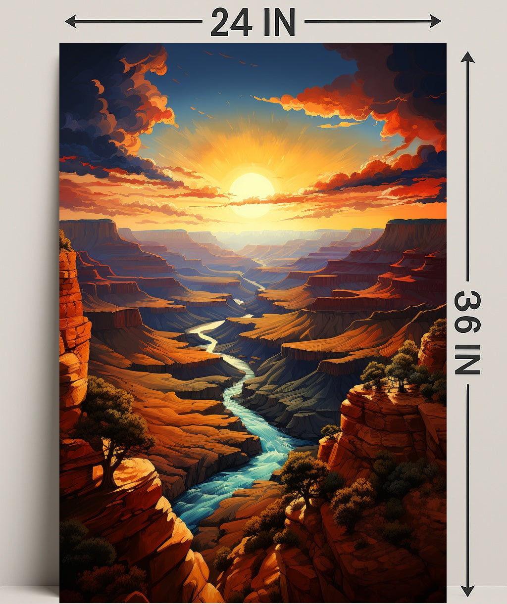 Grand Canyon Sunset Poster