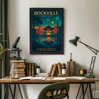 Rockville: A Twilight Canvas Poster