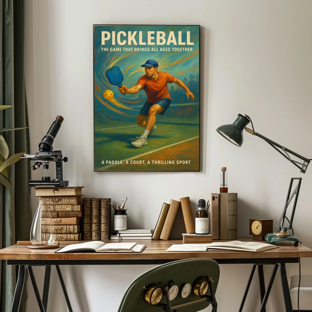 Pickleball A Game for All Ages Poster