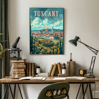 Scenic Tuscany Landscape Poster