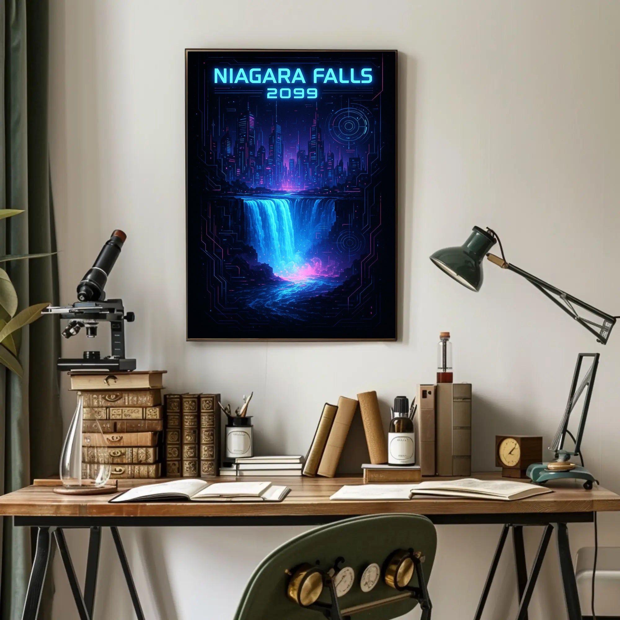 Niagara Falls 2099 Poster PosterGoat