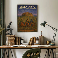 Amadiya Home to the Three Wise Men Poster